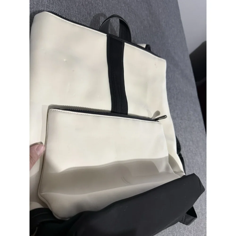 Caraa X Athleta Convertible Backpack Neoprene Color Bone